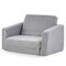 Costway 2-in-1 Toddler Fold out Couch Children’s Convertible Sofa to Lounger Grey